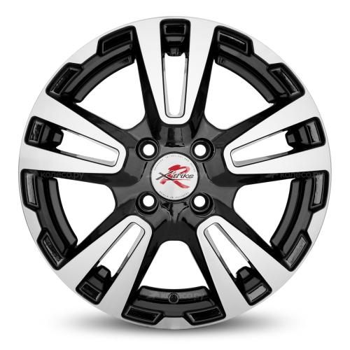 X`trike RST R065 BK/FP 6x15 4*100 ET50 Dia60.1 BK/FP фото 3